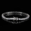 Iced Out Tennis Chain Bracelet – 2/3/4mm Pave-Set CZ Hip Hop Bracelet for Men & Women