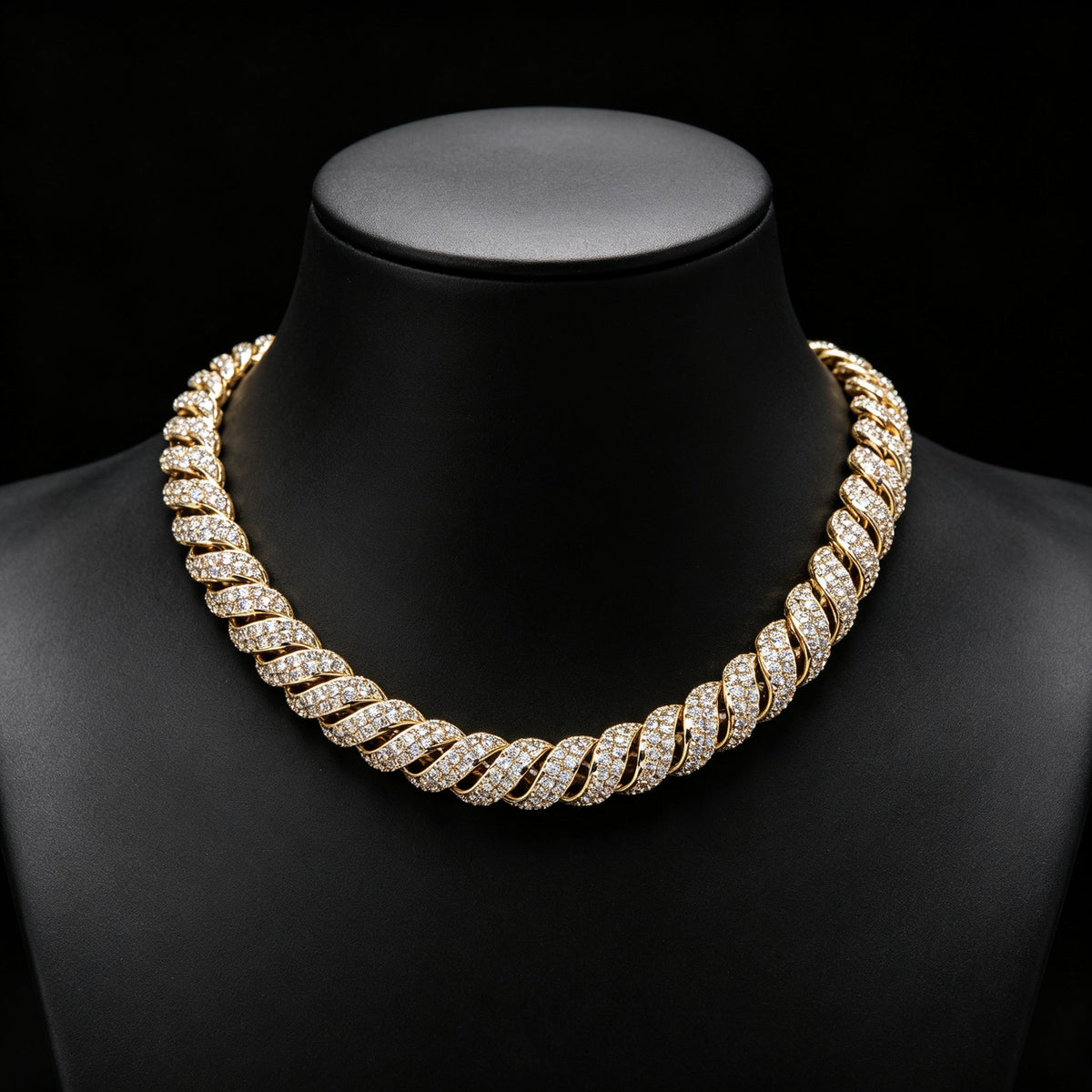Iced Out Cuban Link Bracelet CZ Diamond Gold Silver Hip Hop Jewelry Gold - KRWN Fine Jewelry