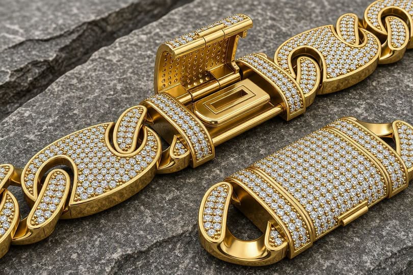 Iced Out Moissanite Cuban Link Bracelet for Men – S925 Silver Heavy 20mm Hip Hop Bangle 7-9 Inch | GRA Certified Silver - KRWN Fine Jewelry